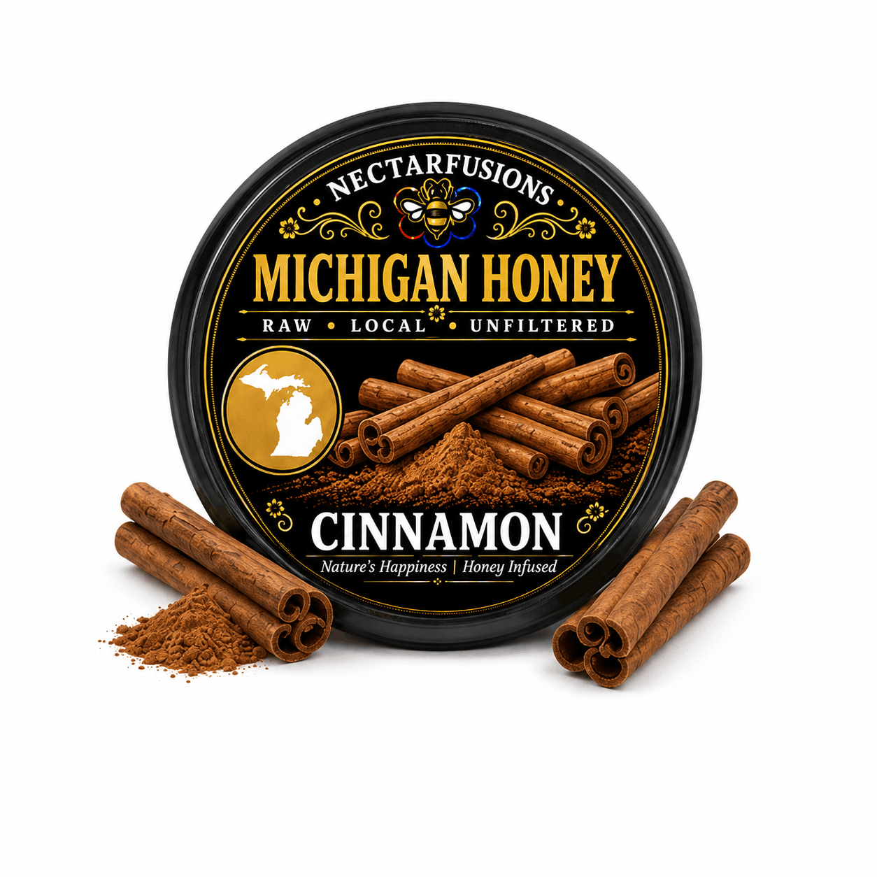 Cinnamon lid label